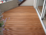 Balkon Bangkirai Fläche 1