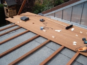 Dachterrasse in Arbeit