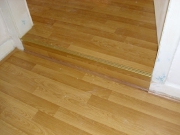 Laminat Eiche mit Stufe