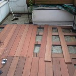 Terrassendielen-Verlegung