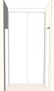 Wandschrank Zeichnung 1